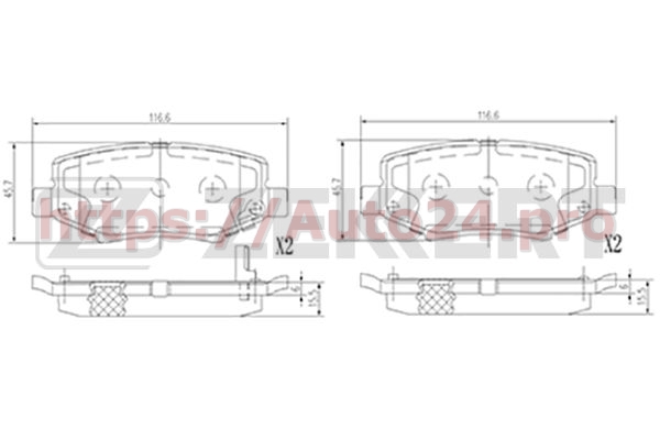 BS-2447 Zekkert для CHRYSLER 68003 776AA