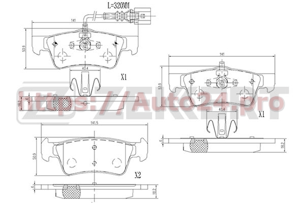 BS-2450 Zekkert для VAG 7H8698451