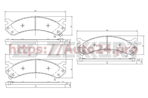 BS-2452 Zekkert для HUMMER 88964201