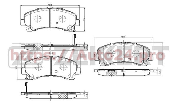 BS-2455 Zekkert для ISUZU 8979475710