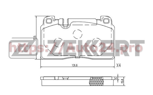 BS-2456 Zekkert для VAG 8R0698151D
