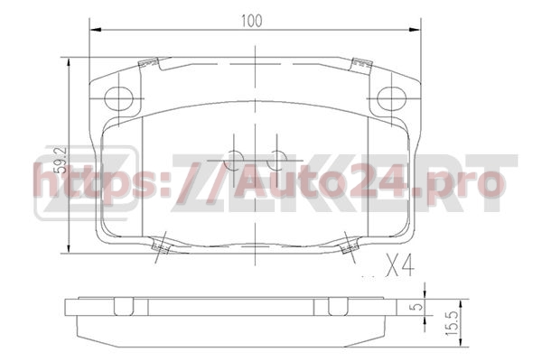 BS-2460 Zekkert для DAEWOO 96133555S