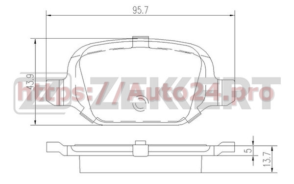 BS-2463 Zekkert для ABARTH 77363445