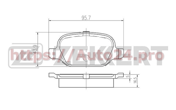 BS-2464 Zekkert для ALFA ROMEOFIATLANCIA 9951222