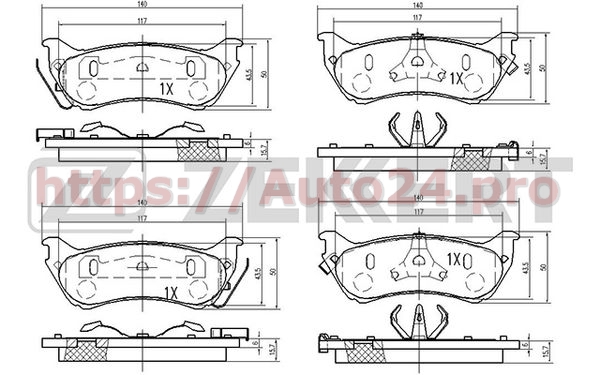 BS-2468 Zekkert для MERCEDES BENZ 1634200120