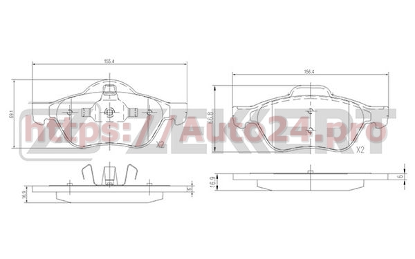 BS-2488 Zekkert для RENAULT 7701208183