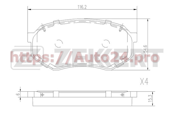 BS-2528 Zekkert для MAZDA HE213328Z