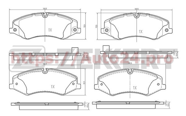 BS-2531 Zekkert для LAND ROVER LR057725