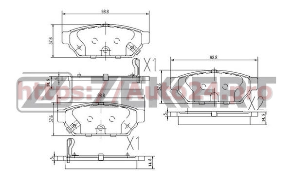 BS-2535 Zekkert для MITSUBISHI MR389569