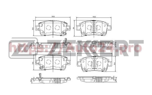 BS-2695 Zekkert для TOYOTA 0446574020