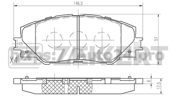 BS-2716 Zekkert для TOYOTA 0446542190