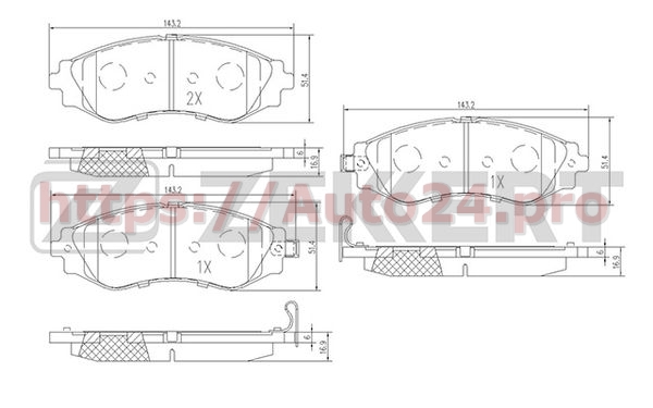 BS-2810 Zekkert для CHEVROLET S4510005