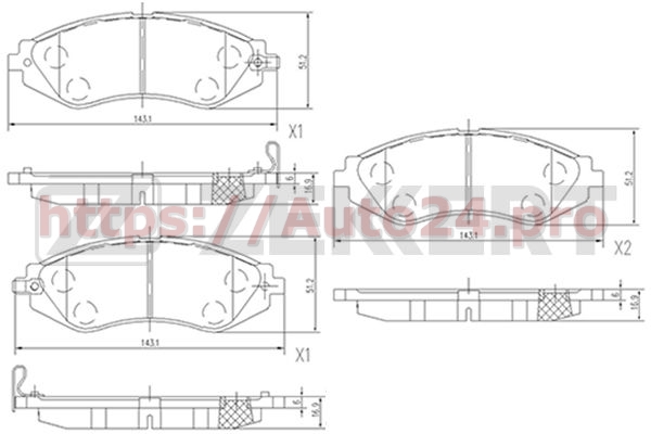 BS-2811 Zekkert для DAEWOO 96245178