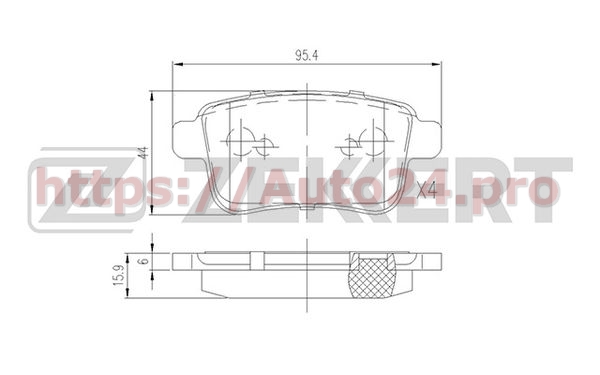 BS-2819 Zekkert для RENAULT 7701209869