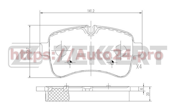 BS-2822 Zekkert для IVECO 42555917