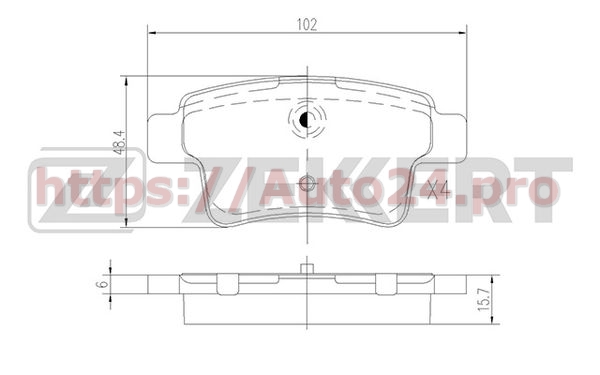 BS-2824 Zekkert для CITRO?NPEUGEOT 425432