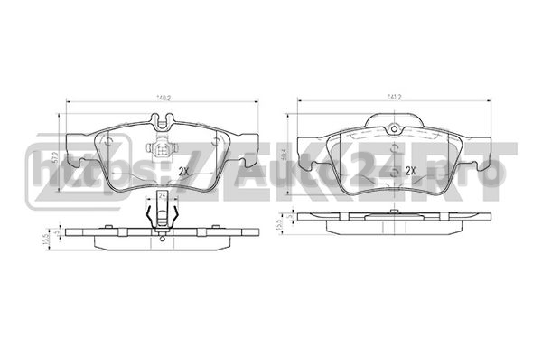 BS-2832 Zekkert для MERCEDES BENZ A0004230230