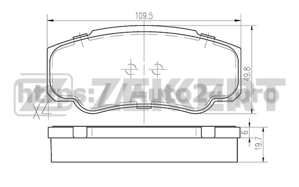 BS-2843 Zekkert для CITRO?NPEUGEOT 425246