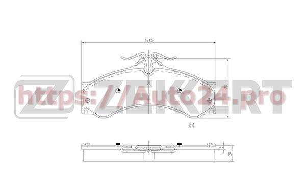 BS-2851 Zekkert для MERCEDES BENZ 0084204620
