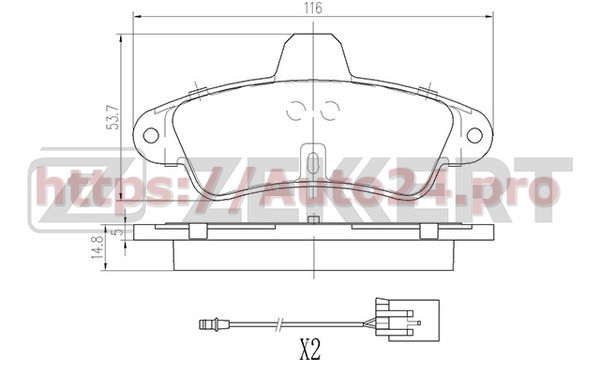 BS-2871 Zekkert для FORD 1672939