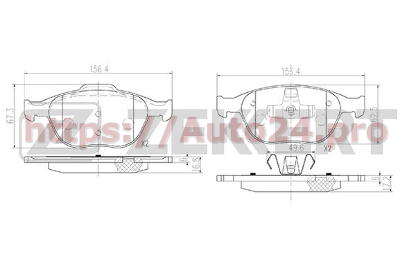 BS-2924 Zekkert для FORD USA AT1Z2001A