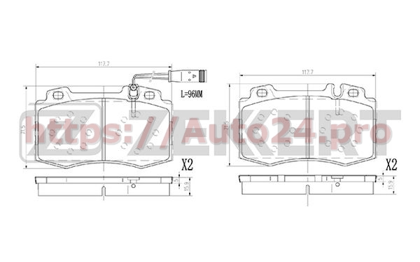 BS-2927 Zekkert для MERCEDES BENZ 0064203220