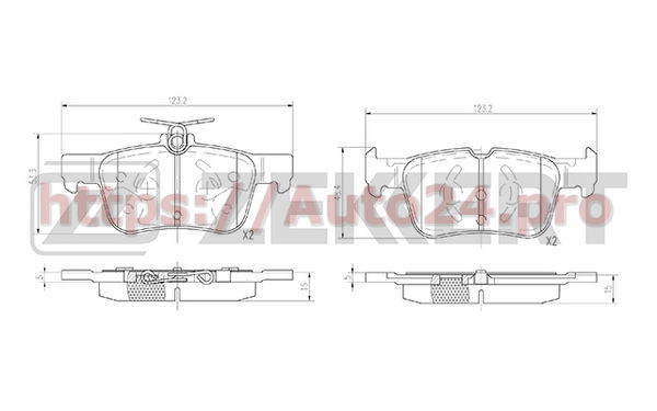 BS-2957 Zekkert для FORD 5341207