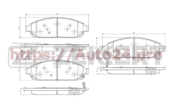BS-2982 Zekkert для CHRYSLER 5080868AA