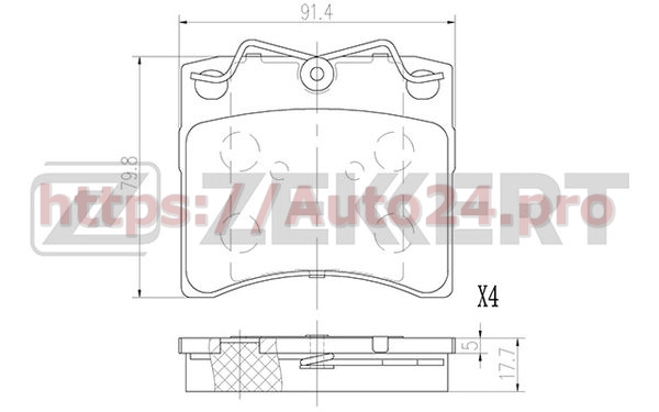 BS-2992 Zekkert для VAG 701698151B