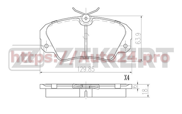BS-3001 Zekkert для OPEL 90541293