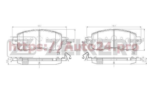 BS-3014 Zekkert для NISSAN D10603TS0A