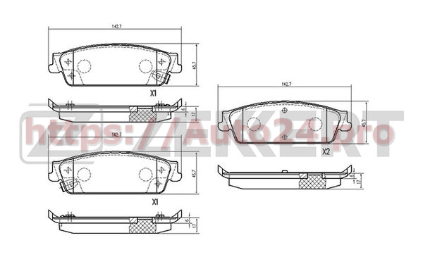BS-3016 Zekkert для GENERAL MOTORS 19329677