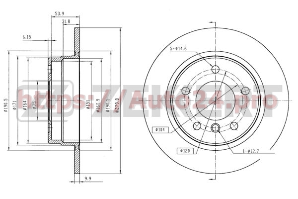 BS-5002 Zekkert для BMW 1164511