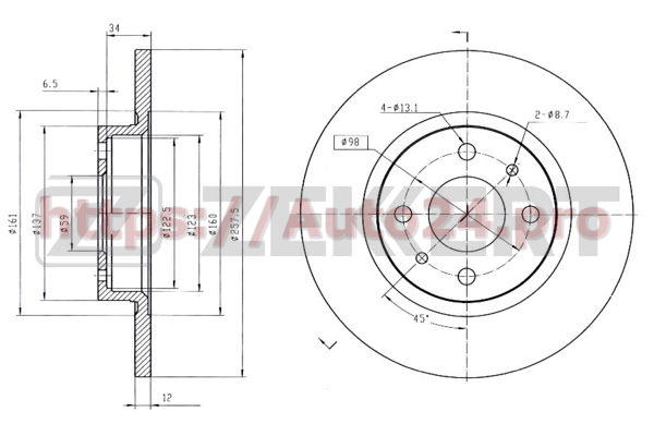 BS-5010 Zekkert для ALFA ROMEOFIATLANCIA 71772241