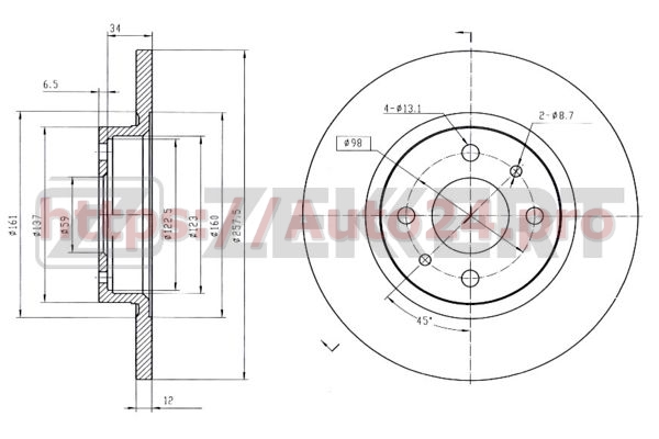 BS-5010 Zekkert для ALFA ROMEOFIATLANCIA 7663466