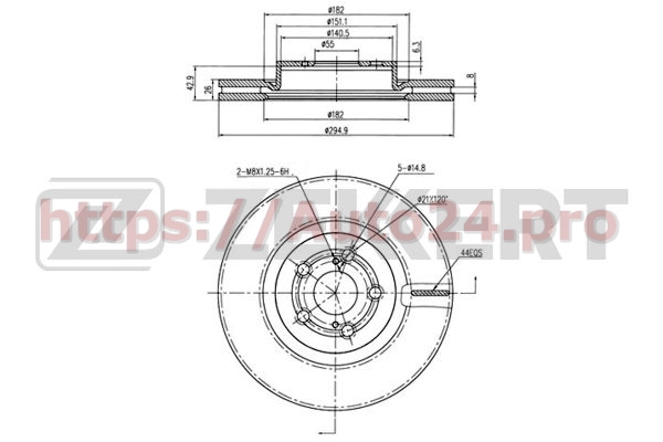 BS-5015 Zekkert для TOYOTA 4351205050