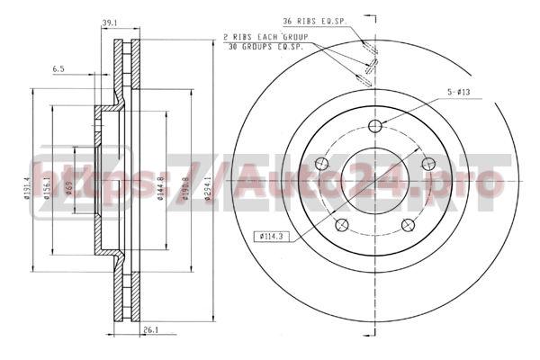 BS-5023 Zekkert для CITRO?NPEUGEOT 1607500580