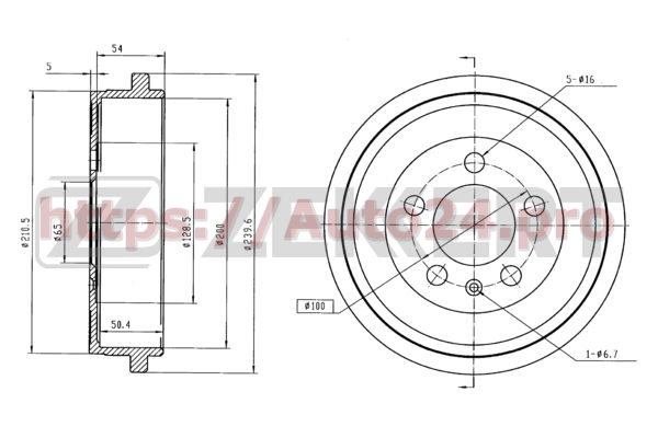 BS-5029 Zekkert для VAG 6QE609617