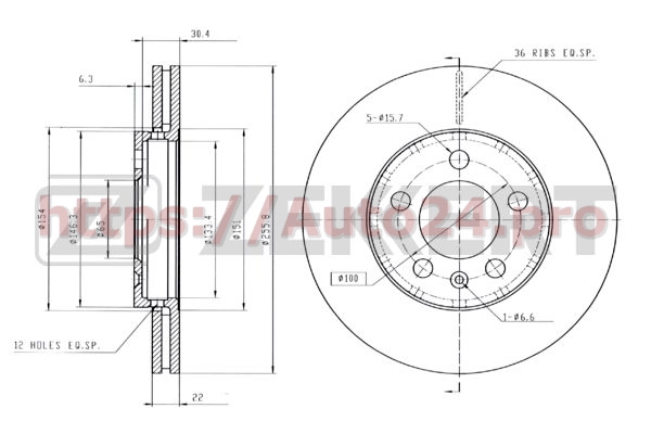 BS-5031 Zekkert для VAG 8Z0615301B
