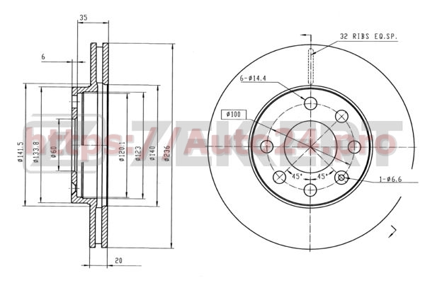 BS-5034 Zekkert для CHEVROLET 90121445