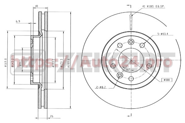 BS-5038 Zekkert для VAG 230563