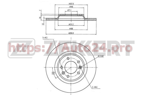 BS-5039 Zekkert для CITRO?NPEUGEOT E169157