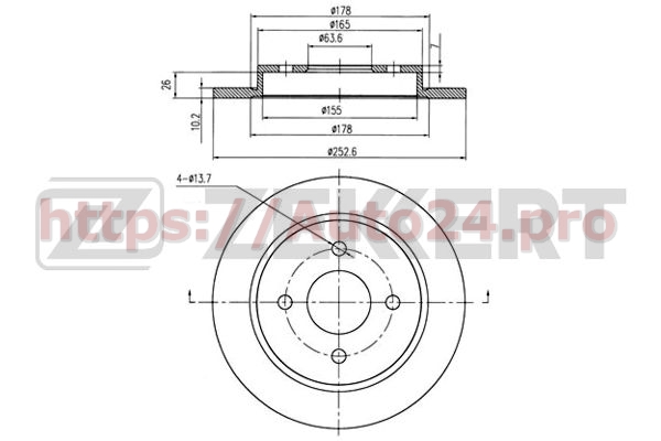 BS-5040 Zekkert для FORD C1BC2A315AA