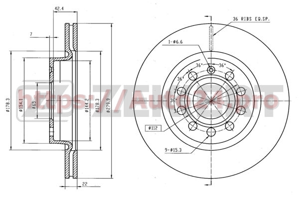 BS-5041 Zekkert для VAG 5C0615301