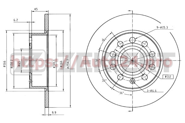 BS-5044 Zekkert для VAG 5C0615601