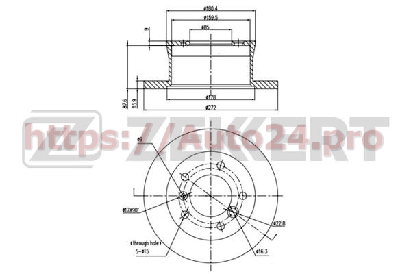 BS-5054 Zekkert для MERCEDES BENZ 9024230512