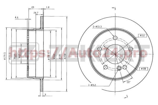 BS-5060 Zekkert для MERCEDES BENZ 2014231112
