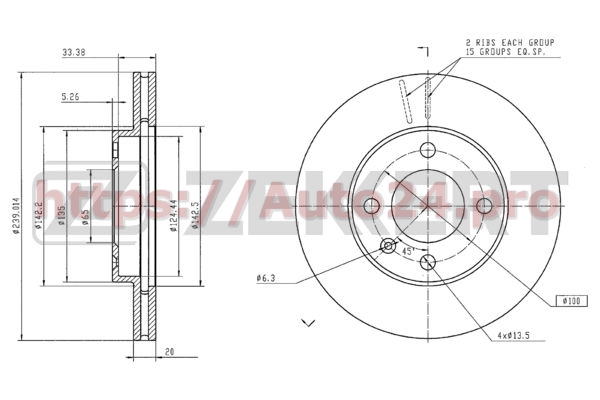 BS-5070 Zekkert для VAG 6N0615301G