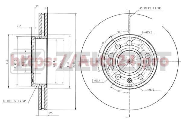 BS-5083 Zekkert для VAG 4B0615301B