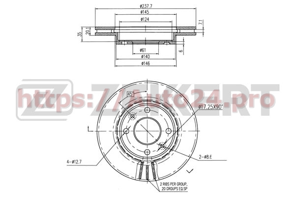 BS-5106 Zekkert для RENAULT 7700756572